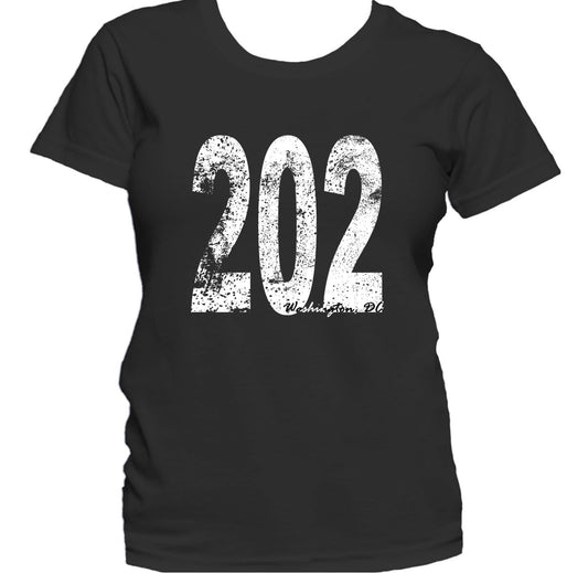 Retro Style Washington DC Area Code 202 Women's T-Shirt