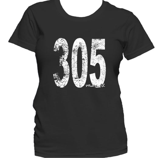 Retro Style Miami Area Code 305 Women's T-Shirt