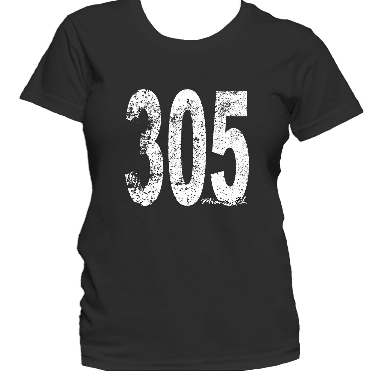 Retro Style Miami Area Code 305 Women's T-Shirt