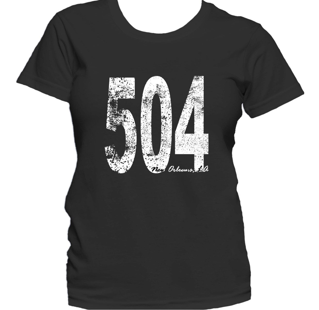 Retro Style New Orleans Area Code 504 Women's T-Shirt