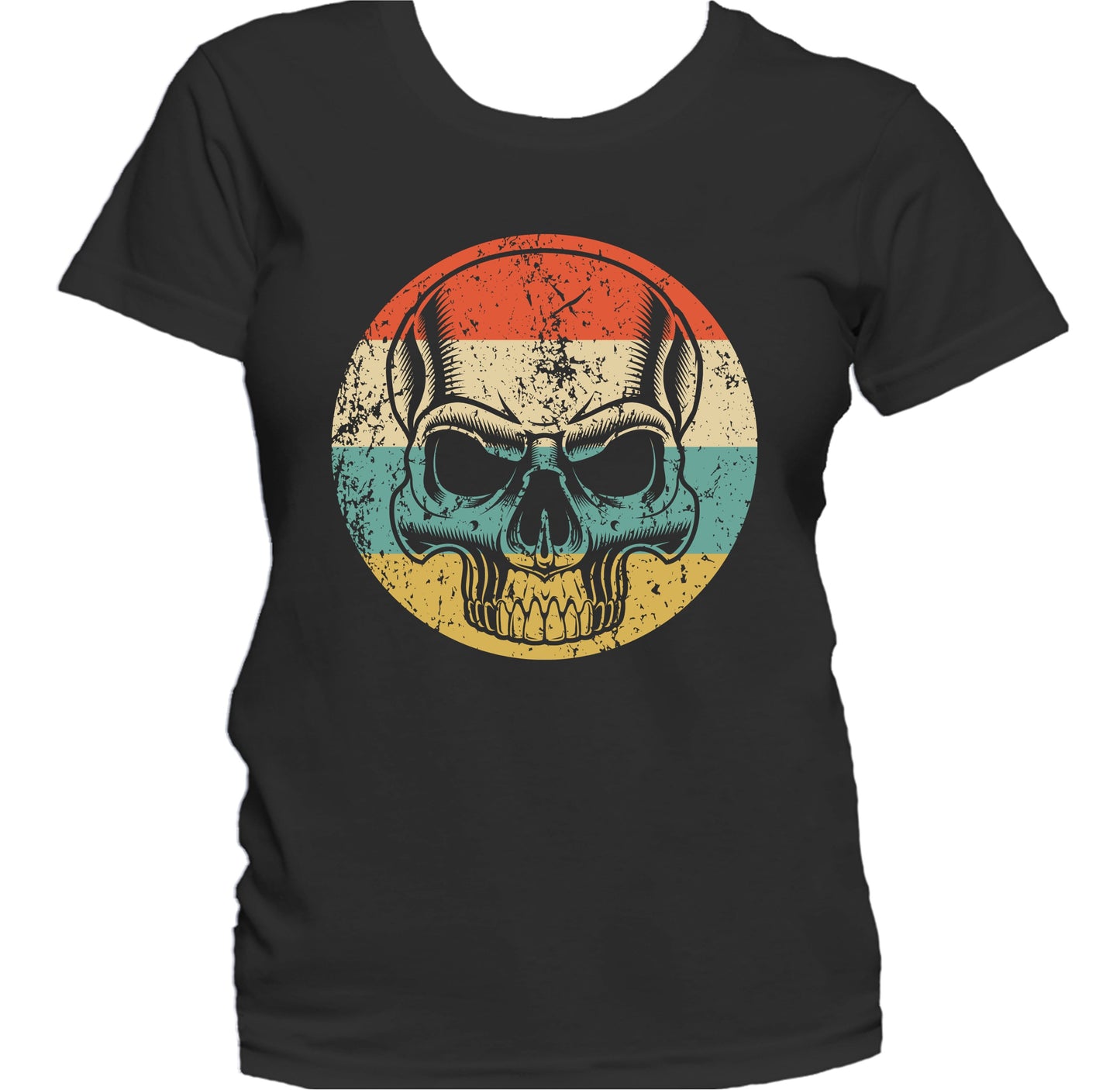 Skeleton Retro Skull Icon Women's T-Shirt