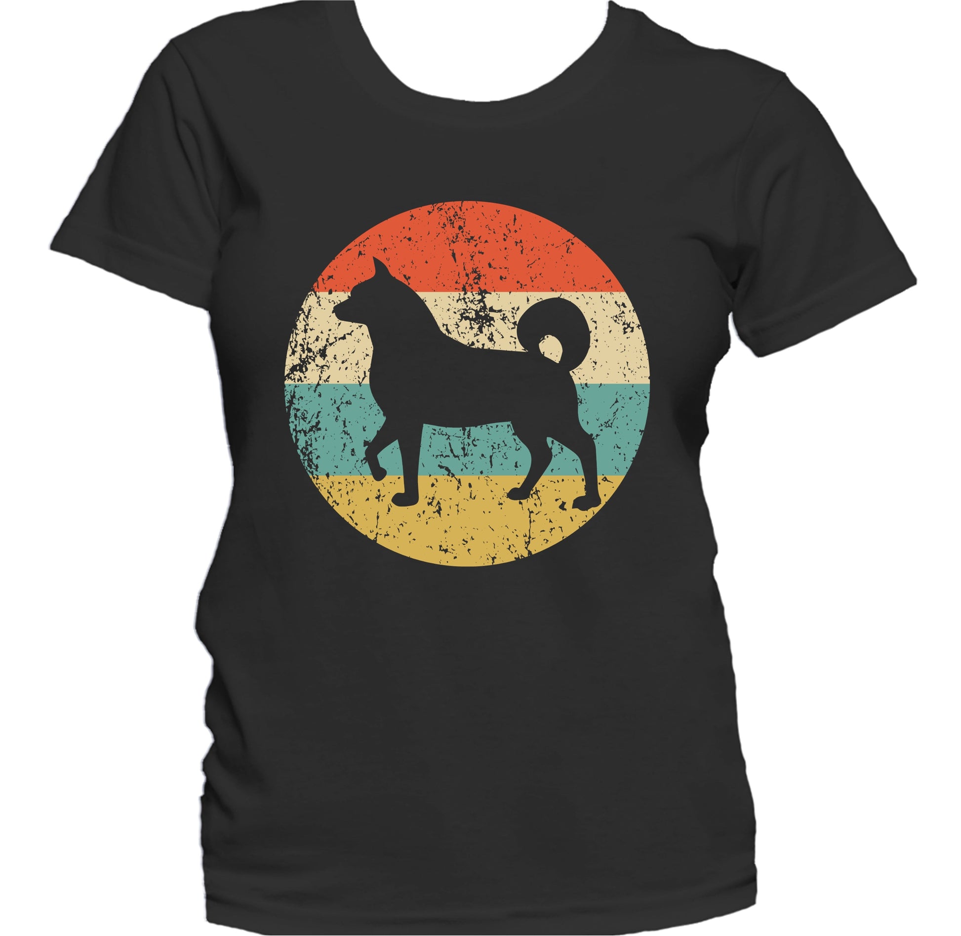 Retro Akita Inu Dog Breed Icon Women's T-Shirt