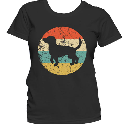 Retro Beagle Dog Breed Icon Women's T-Shirt