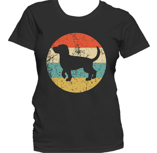 Retro Beagle Dog Breed Icon Women's T-Shirt