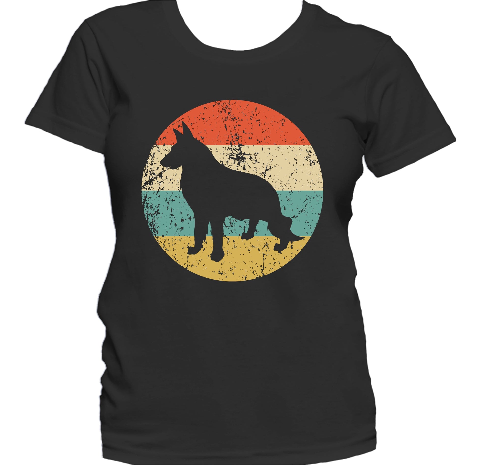 Retro German Shepherd Dog Breed Icon Women's T-Shirt