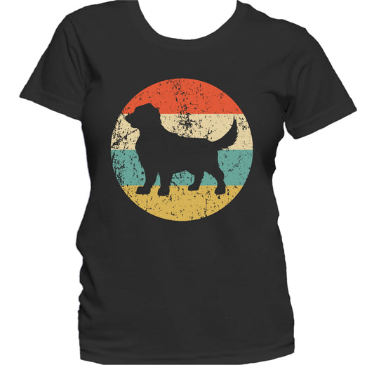 Retro Golden Retriever Dog Breed Icon Women's T-Shirt