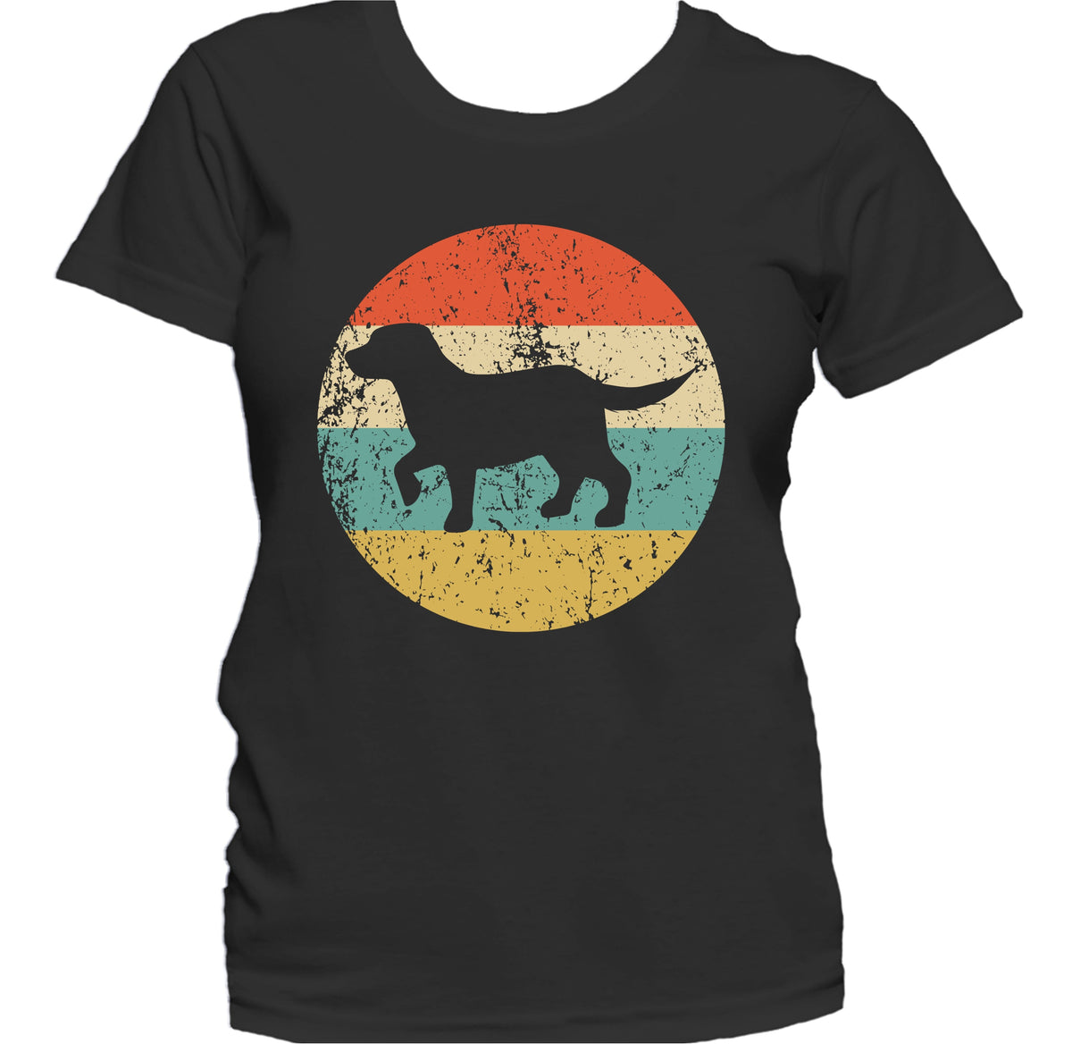 Retro Labrador Retriever Dog Breed Icon Women's T-Shirt