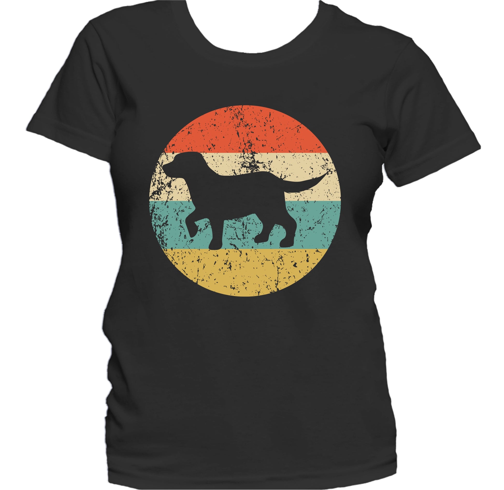Retro Labrador Retriever Dog Breed Icon Women's T-Shirt