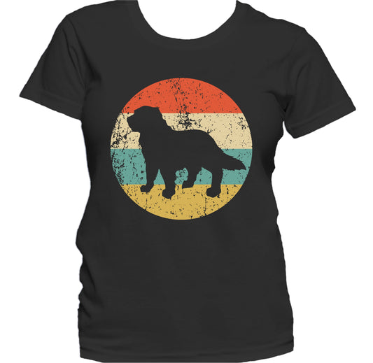 Retro Newfoundland Dog Breed Icon Women's T-Shirt