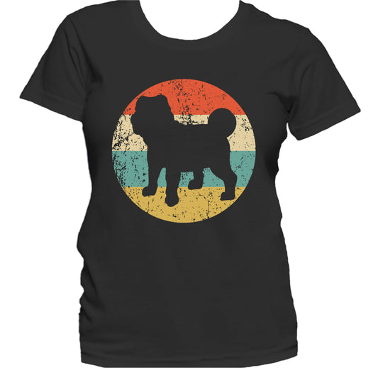 Retro Shar Pei Dog Breed Icon Women's T-Shirt