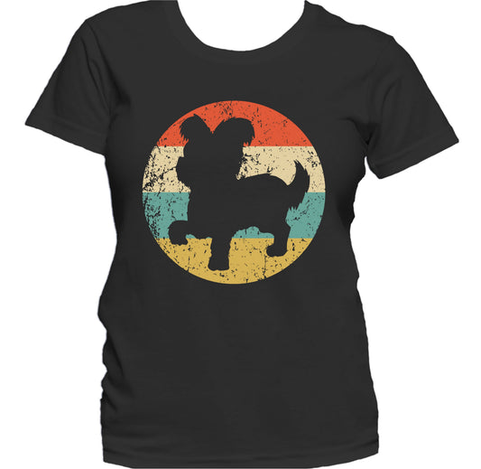 Retro Yorkshire Terrier Dog Breed Icon Women's T-Shirt