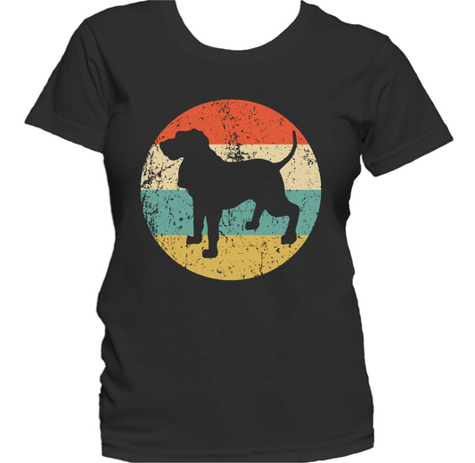 Retro Bloodhound Dog Breed Icon Women's T-Shirt