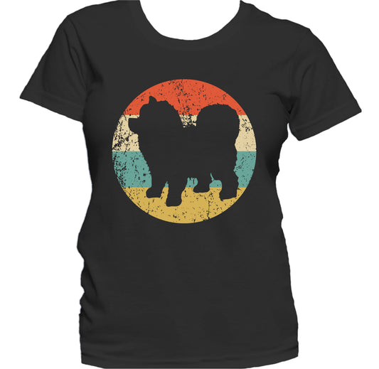 Retro Chow Chow Dog Breed Icon Women's T-Shirt