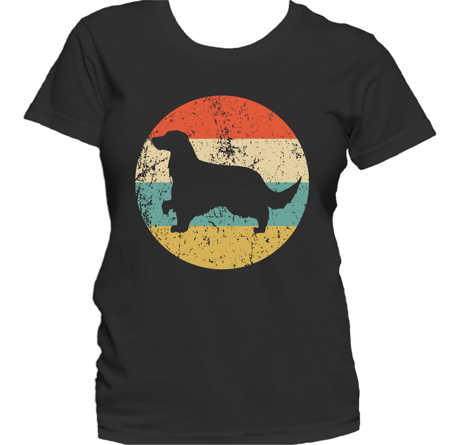 Retro Gordon Setter Dog Breed Icon Women's T-Shirt