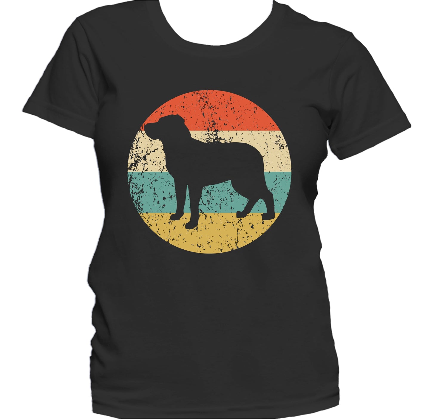 Retro Greater Swiss Mountain Dog Breed Icon Women's T-Shirt