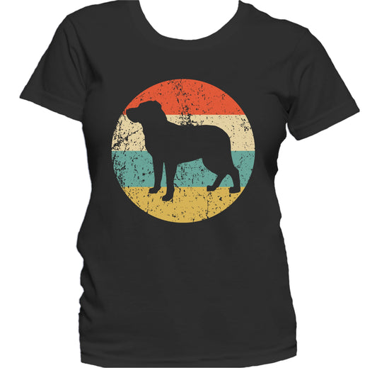 Retro Greater Swiss Mountain Dog Breed Icon Women's T-Shirt