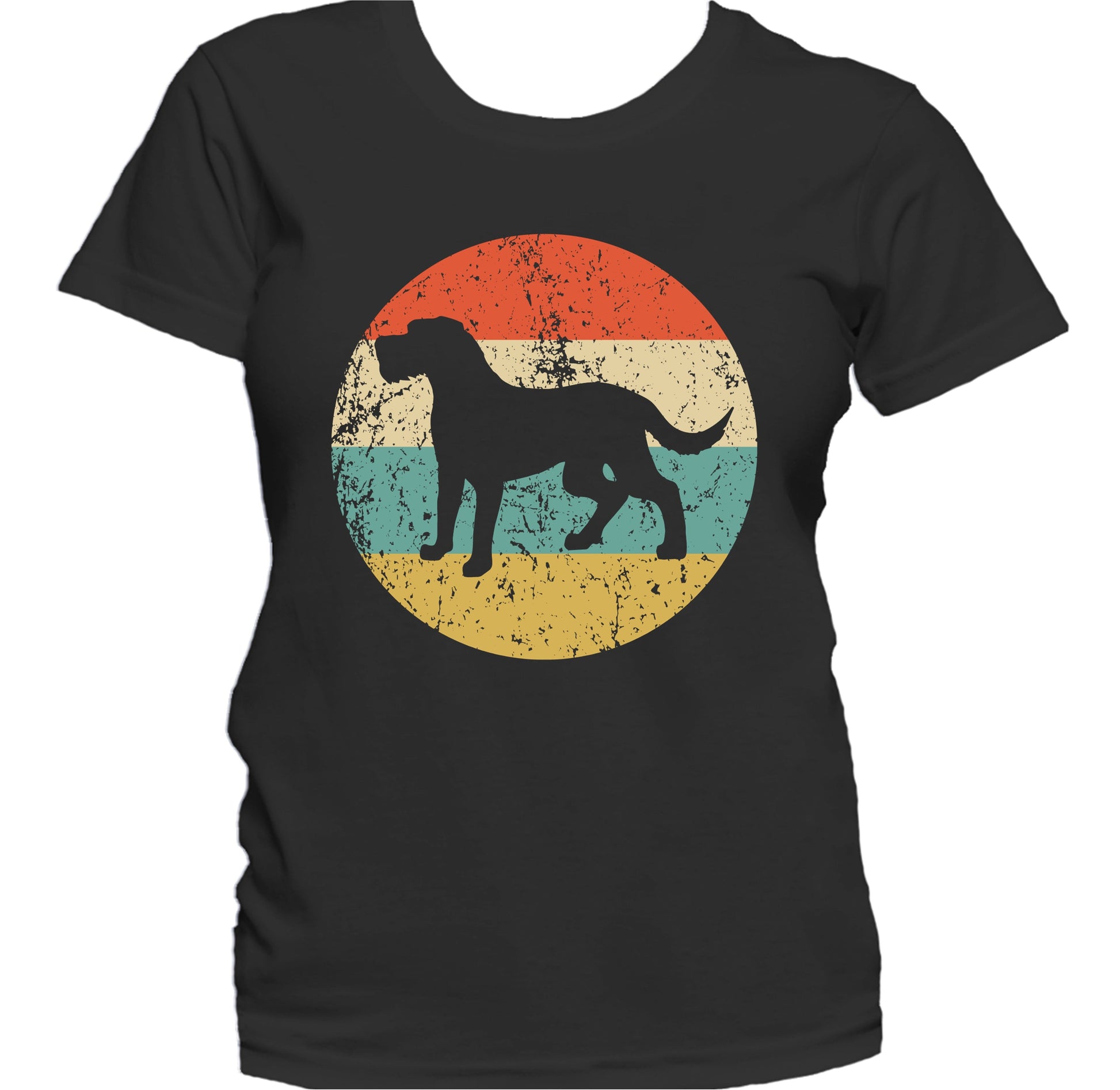 Retro Irish Wolfhound Dog Breed Icon Women's T-Shirt