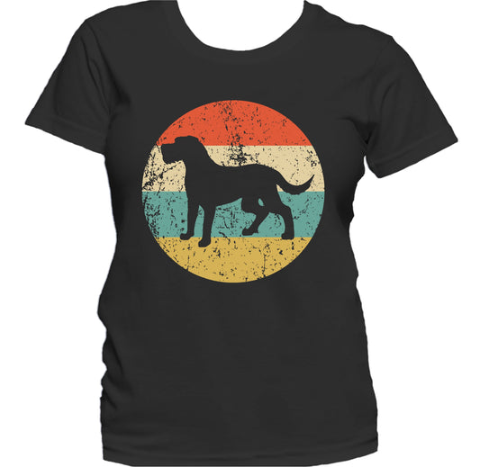 Retro Irish Wolfhound Dog Breed Icon Women's T-Shirt