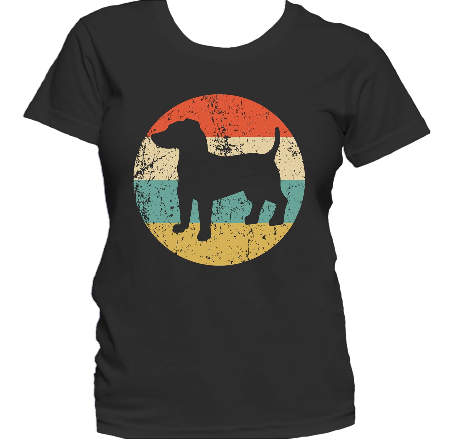 Retro Jack Russell Terrier Dog Breed Icon Women's T-Shirt