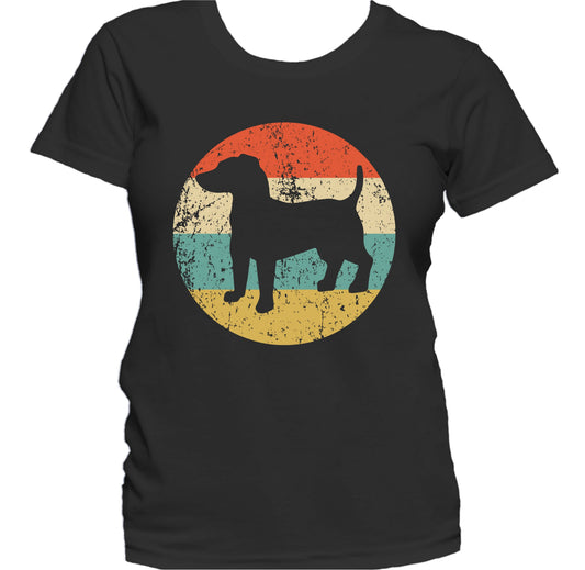 Retro Jack Russell Terrier Dog Breed Icon Women's T-Shirt