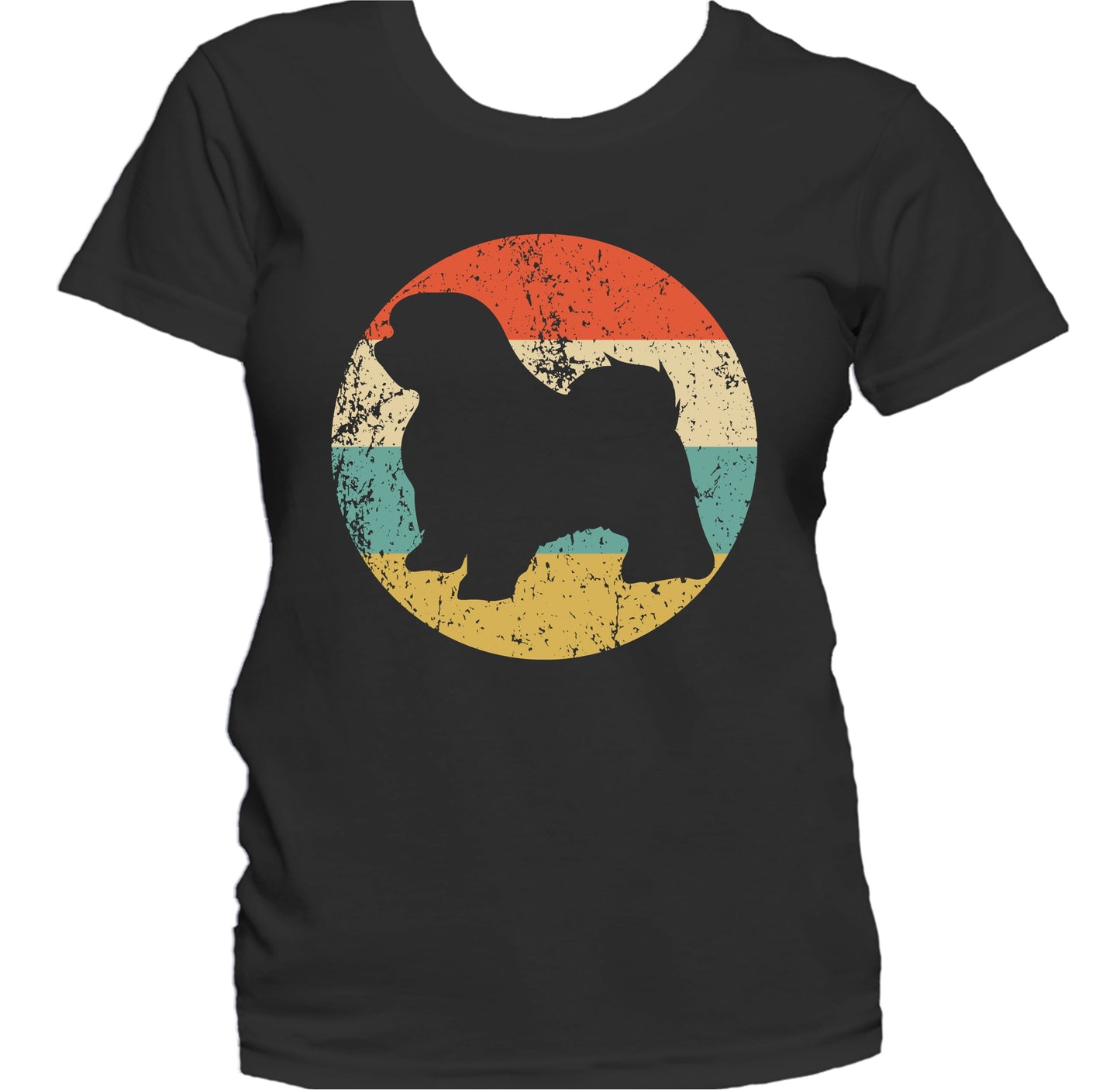 Retro Maltese Dog Breed Icon Women's T-Shirt