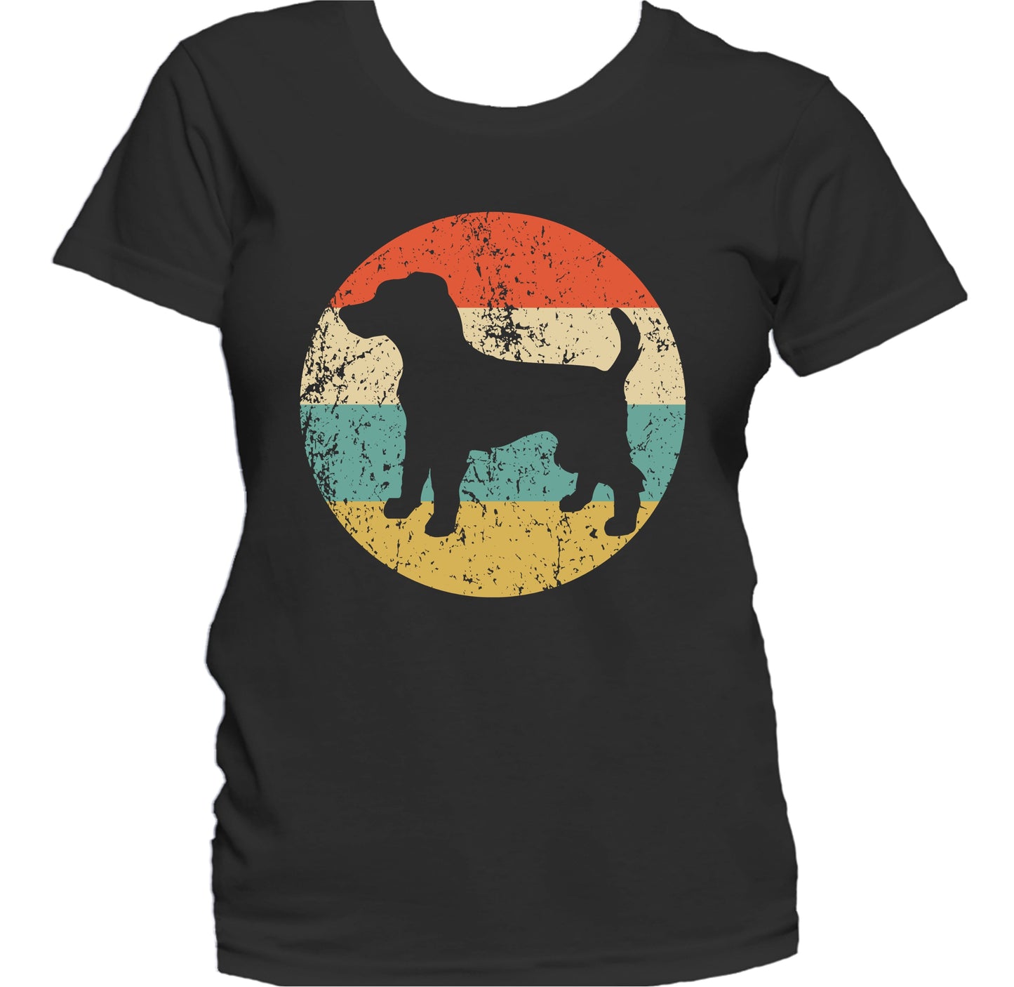 Retro Parson Russell Terrier Dog Breed Icon Women's T-Shirt