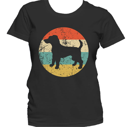 Retro Parson Russell Terrier Dog Breed Icon Women's T-Shirt