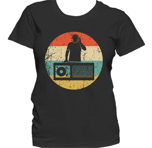 Disc Jockey Shirt - Retro DJ Booth Icon Women's T-Shirt