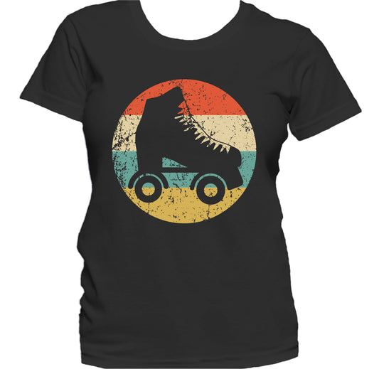 Roller Derby Shirt - Retro Roller Skate Icon Women's T-Shirt