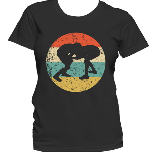 Wrestling Shirt - Retro Wrestlers Icon Women's T-Shirt