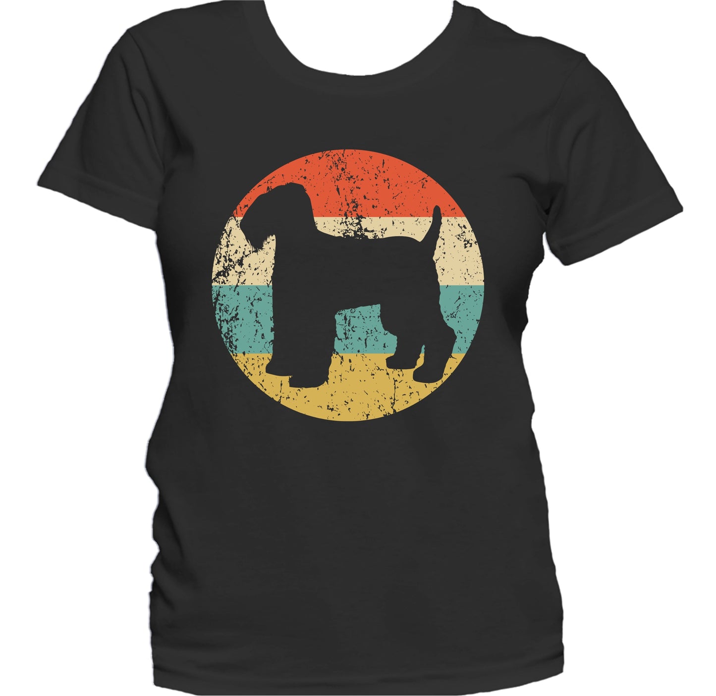 Retro Kerry Blue Terrier Dog Breed Icon Women's T-Shirt