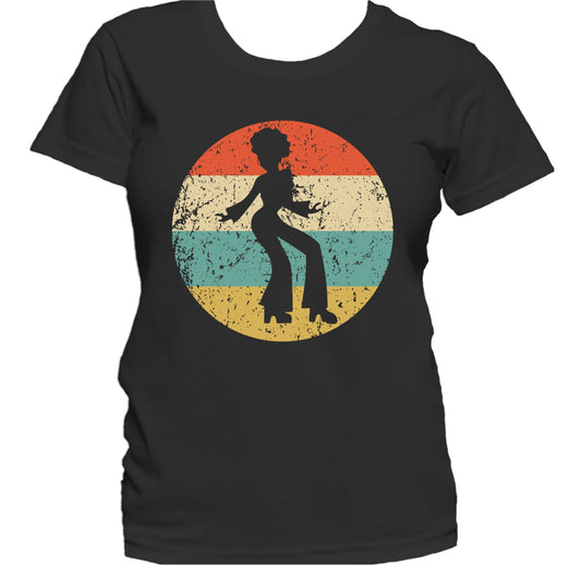 Retro Disco Dancer 1960's 1970's Vintage Style Disco Women's T-Shirt