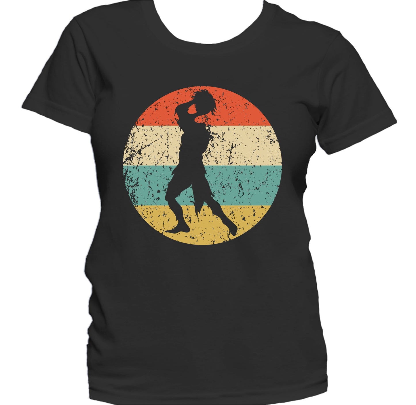 Halloween Spooky Scary Headless Zombie Silhouette Retro Women's T-Shirt
