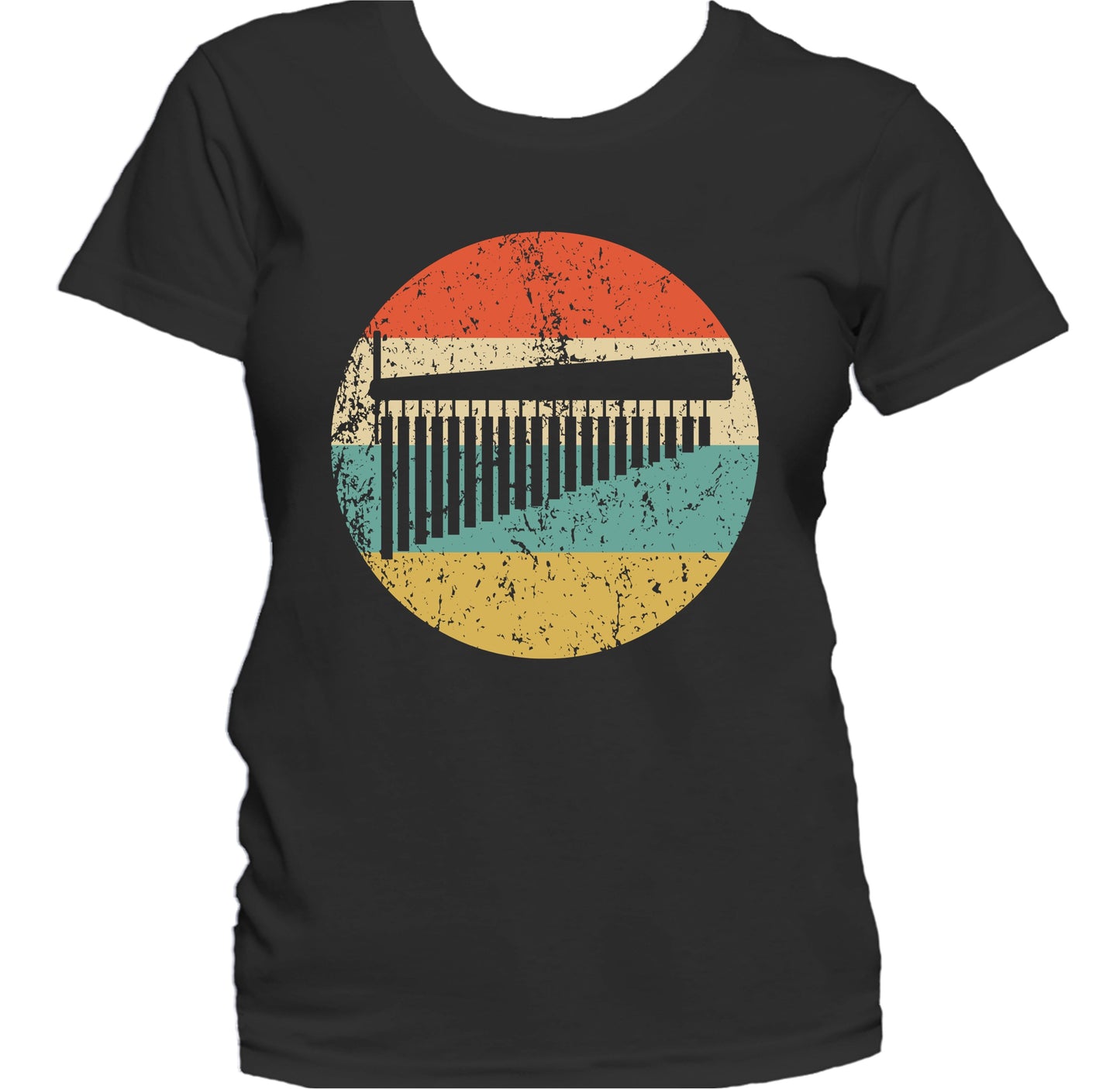 Bar Chimes Retro Music Musician Musical Instrument Women's T-Shirt