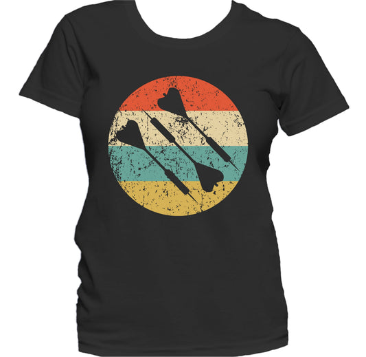 Three Darts Silhouette Retro Darts Women's T-Shirt