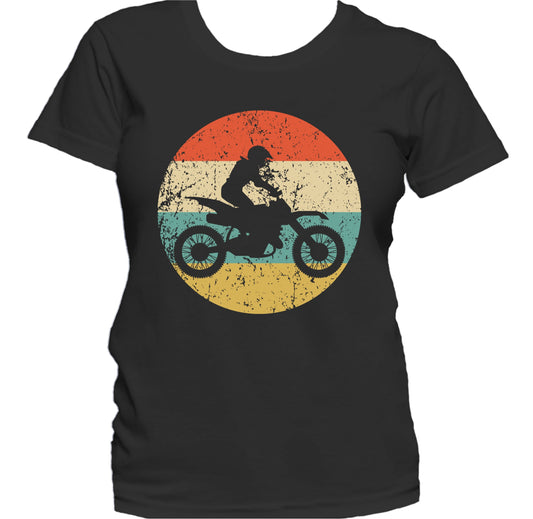 Dirt Biking Motocross Dirt Biker Retro Extreme Sports Women's T-Shirt