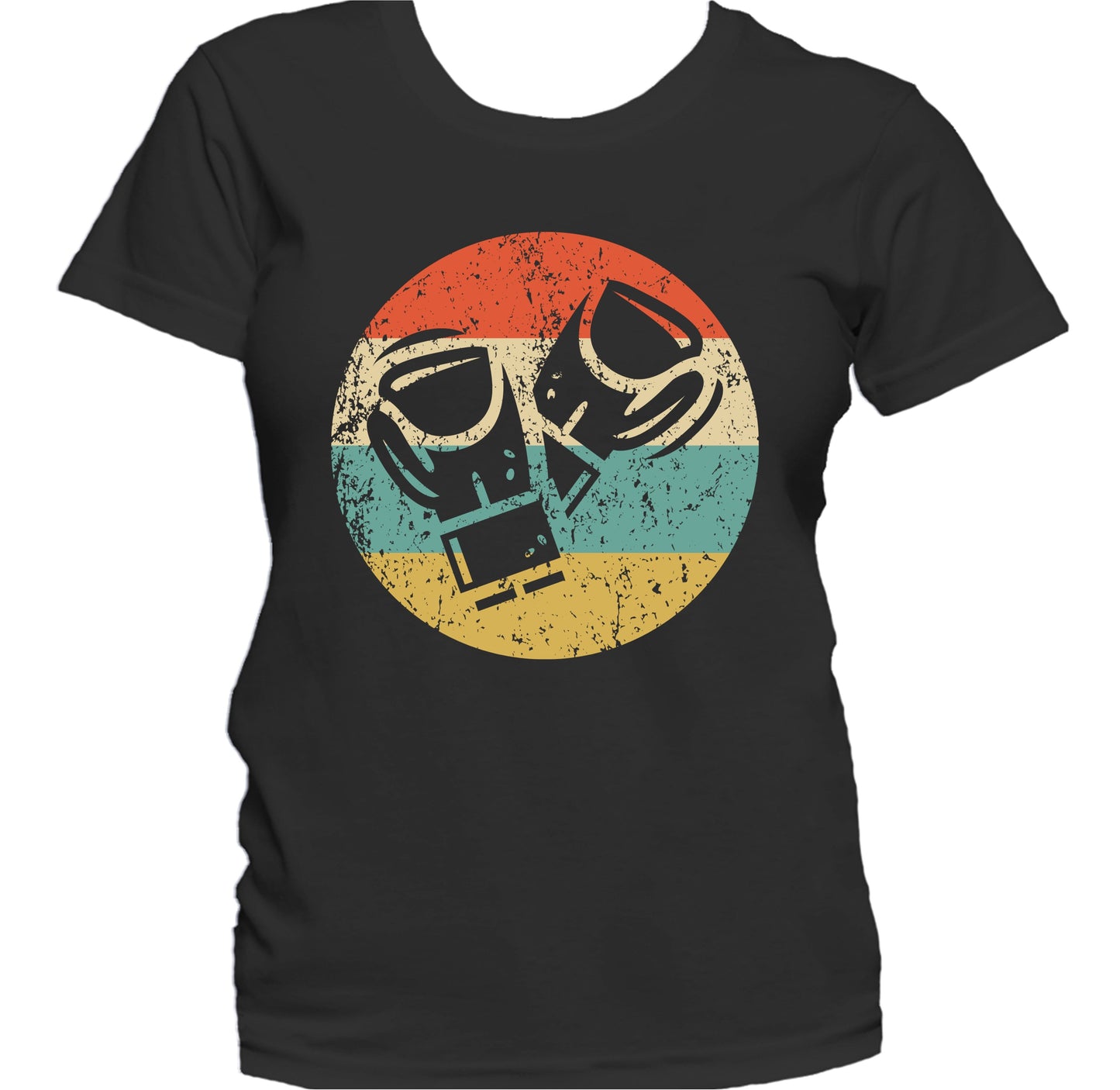 Boxing Gloves Icon Retro Boxing Women's T-Shirt