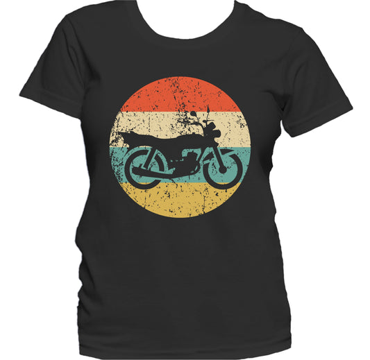 Motorcycle Bike Icon Retro Biker Women's T-Shirt