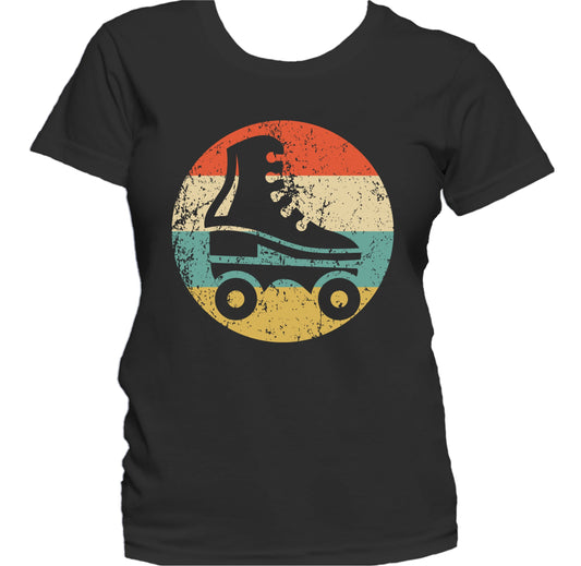 Roller Skate Icon Retro Roller Derby Women's T-Shirt