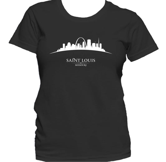 Saint Louis Missouri Cityscape Downtown Skyline Women's T-Shirt