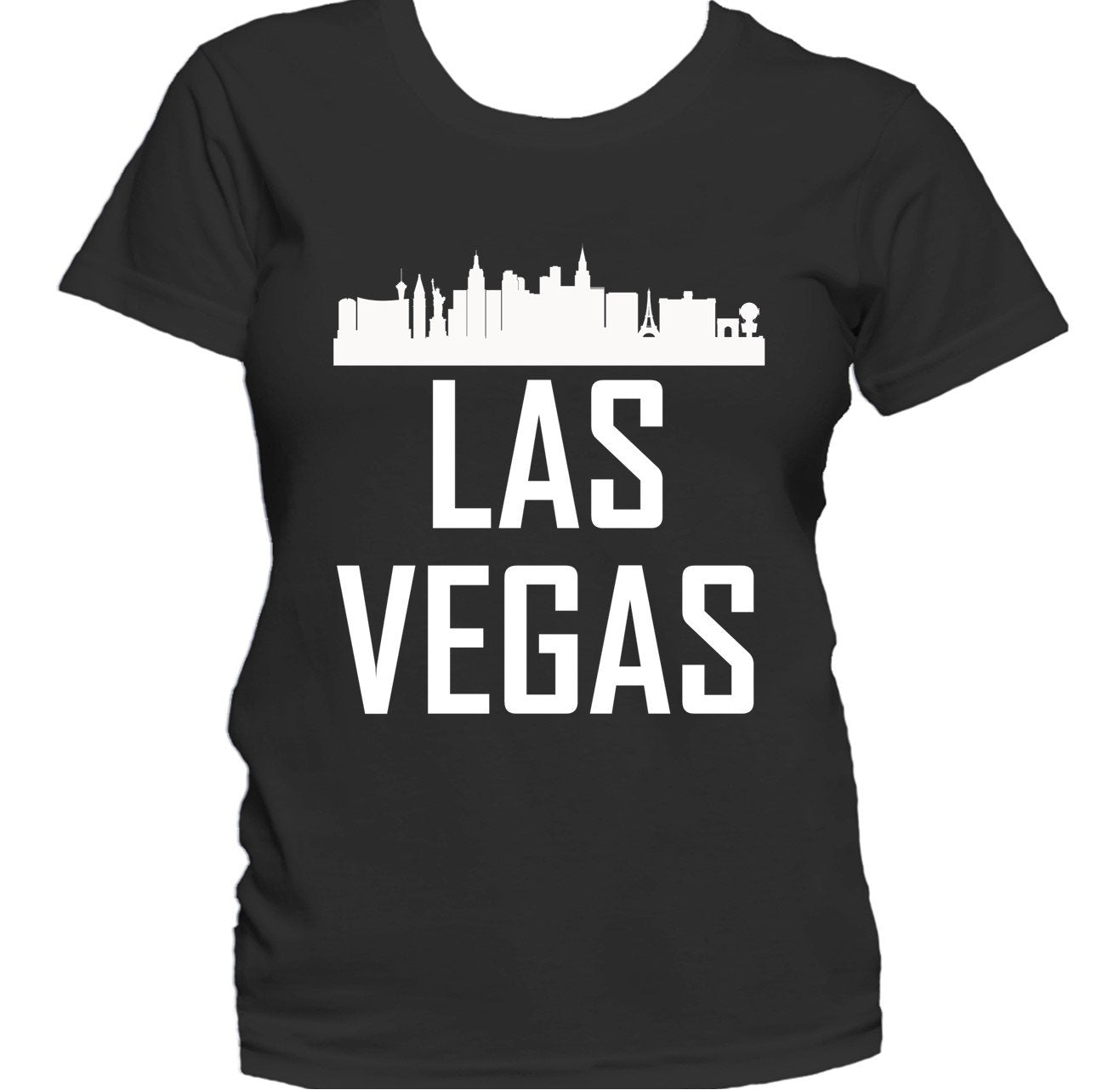 Las Vegas NV Skyline Silhouette Cityscape Women's T-Shirt
