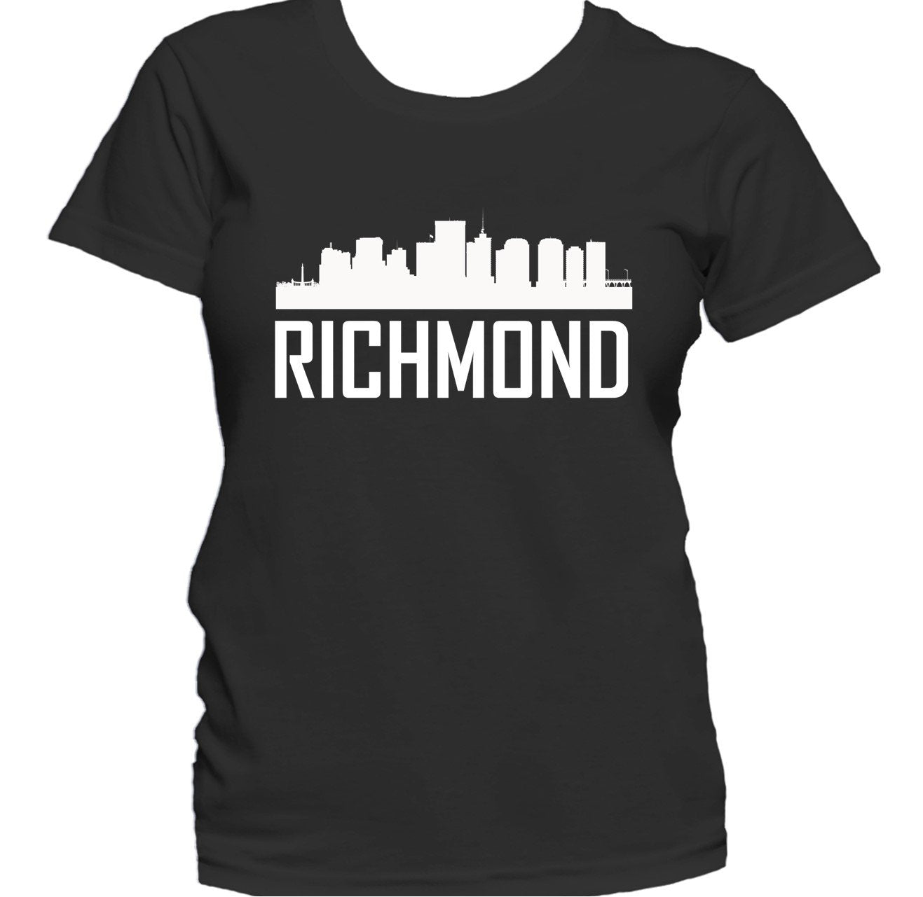 Richmond VA Skyline Silhouette Cityscape Women's T-Shirt