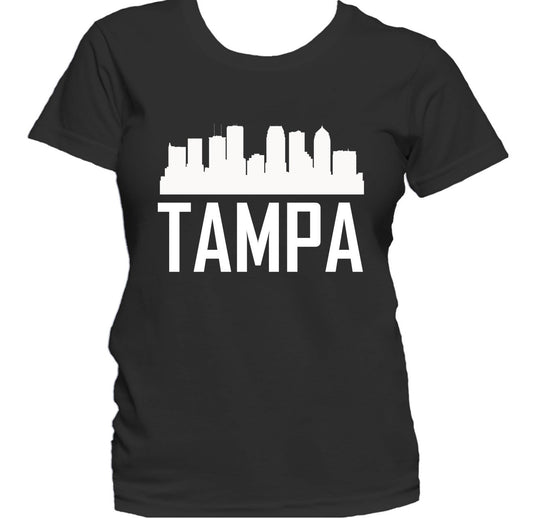 Tampa FL Skyline Silhouette Cityscape Women's T-Shirt