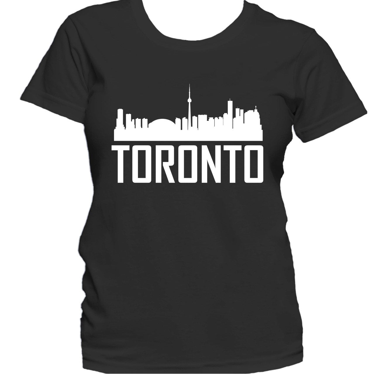 Toronto ON Canada Skyline Silhouette Cityscape Women's T-Shirt