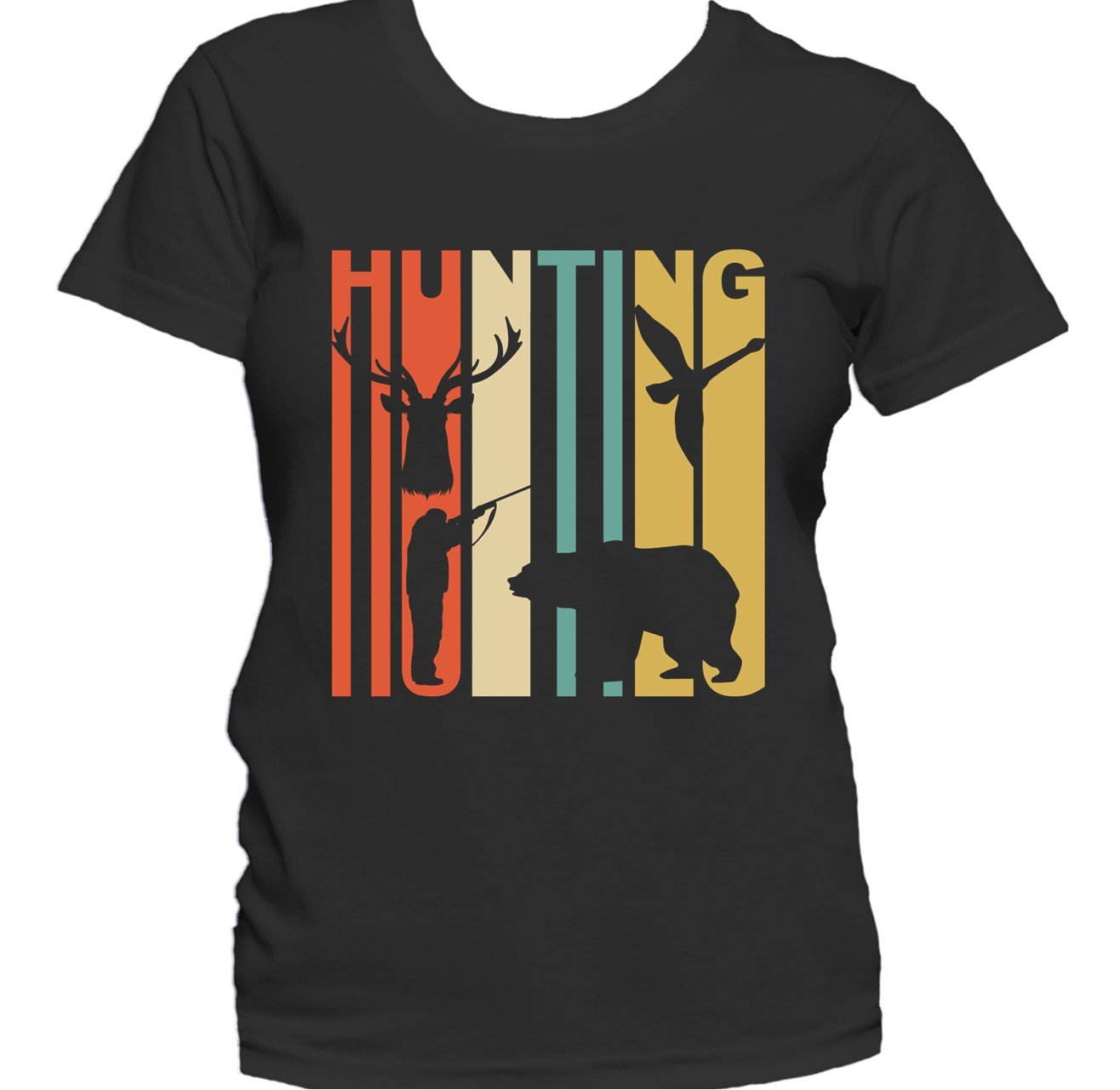 Retro 1970's Style Hunting Women's T-Shirt