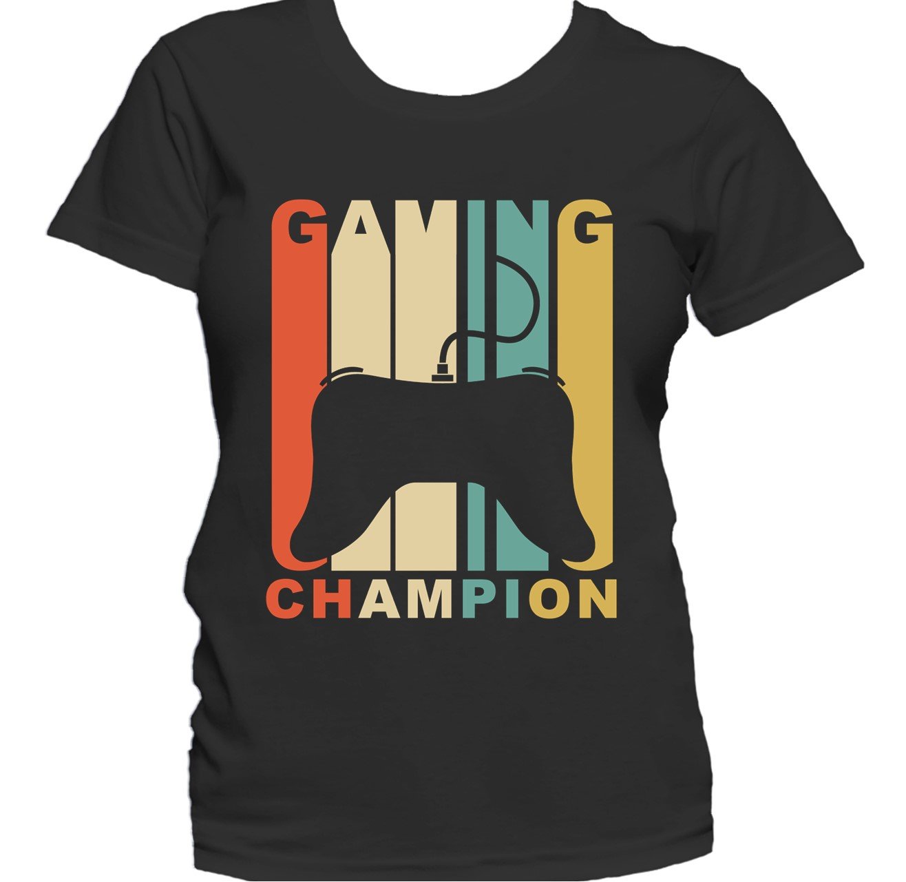 Retro 1970's Style Gaming Champion Retro Gamer Women's T-Shirt