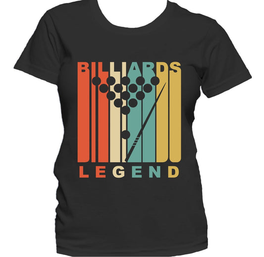 Retro 1970's Style Billiards Legend Retro Pool Women's T-Shirt