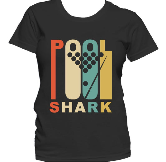 Retro 1970's Style Pool Shark Retro Billiards Women's T-Shirt