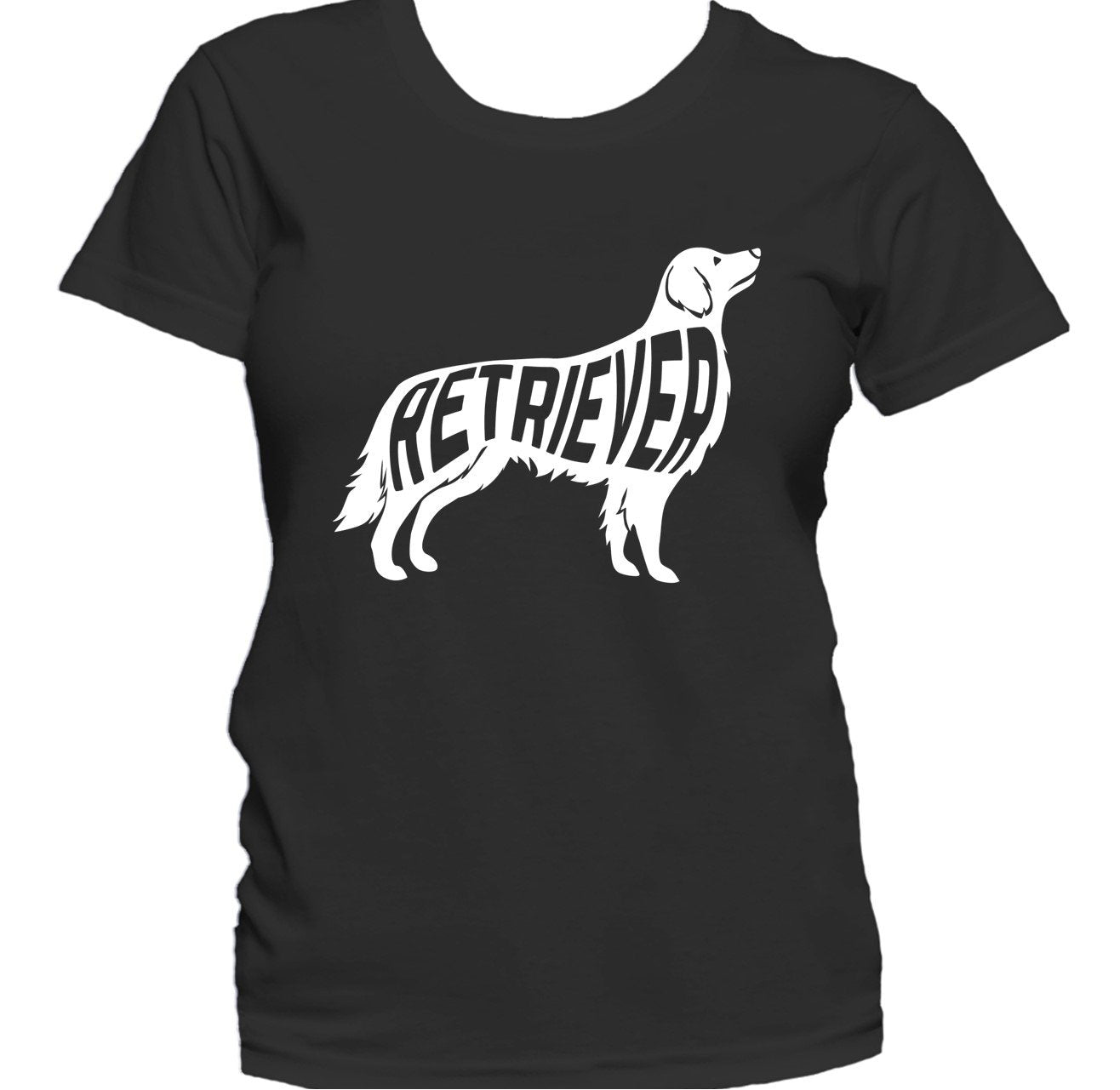 Golden Retriever Silhouette Cool Dog Owner Women's T-Shirt