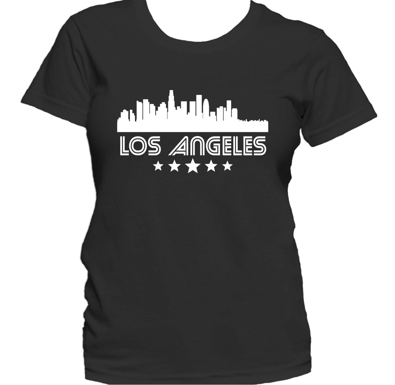 Los Angeles California Skyline Retro Style Women's T-Shirt